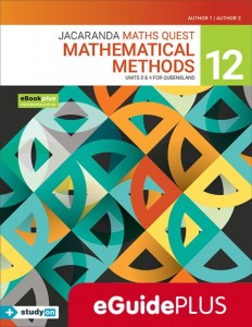 Maths Quest Mathematical Methods 12 Units 3 & 4 for Queensland eGuidePLUS