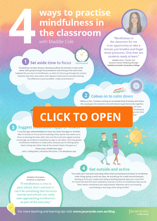 mindfulness poster open