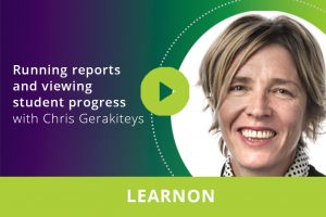Running reports and viewing student progress webinar thumbnail